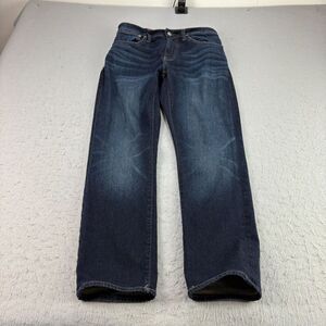 J Crew Jeans Men 34x30 (30x28) Blue 250 Skinny Fit Stretch Kurabo Japanese Denim